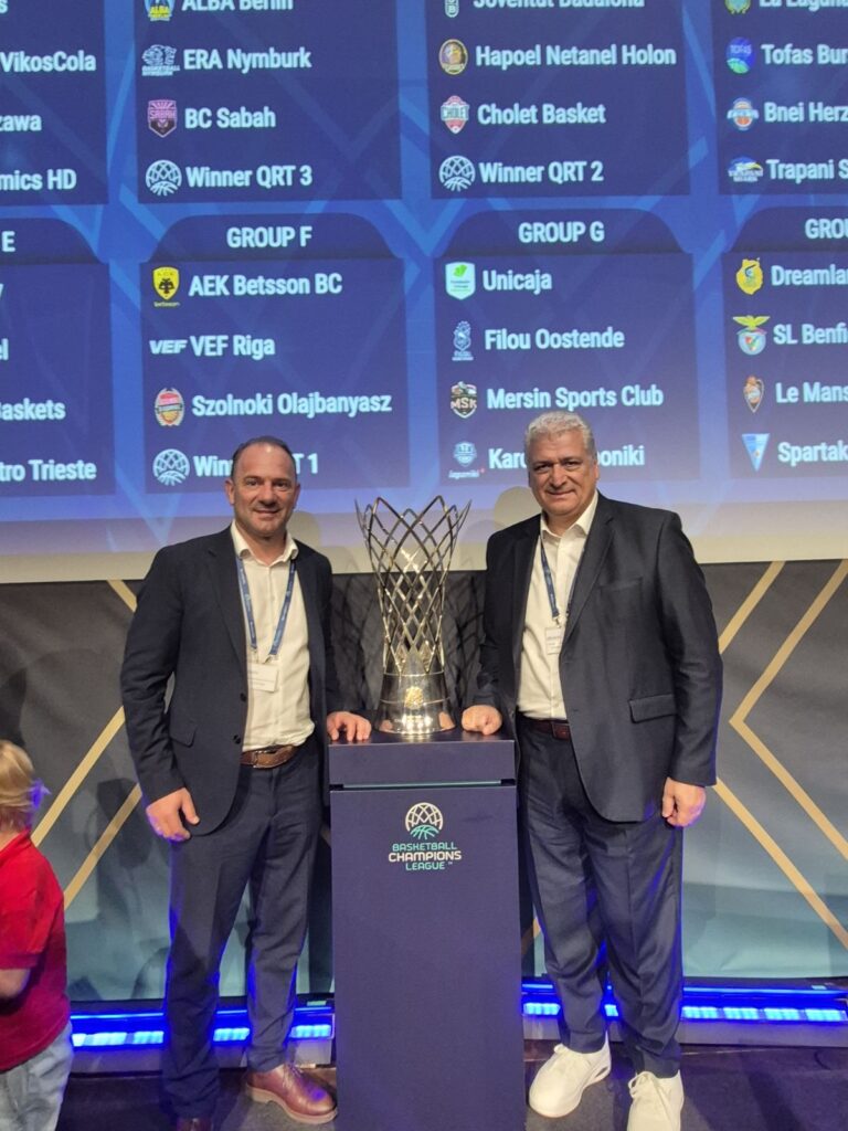 Χρήστος Μήλας για κλήρωση BCL: “Πλέον θεωρούμαστε ένα παραδοσιακό ευρωπαϊκό κλαμπ, αναγνωρίσιμο σε όλο το μπασκετικό κοινό της Γηραιάς Ηπείρου”